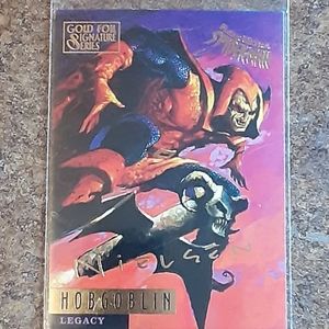 Fleer Ultra Spider-Man Gold Foil Signature Series